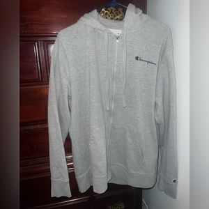 CHAMPION zip up, size large